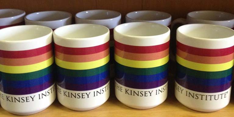 Kinsey Institute Gay Pride coffee mugs